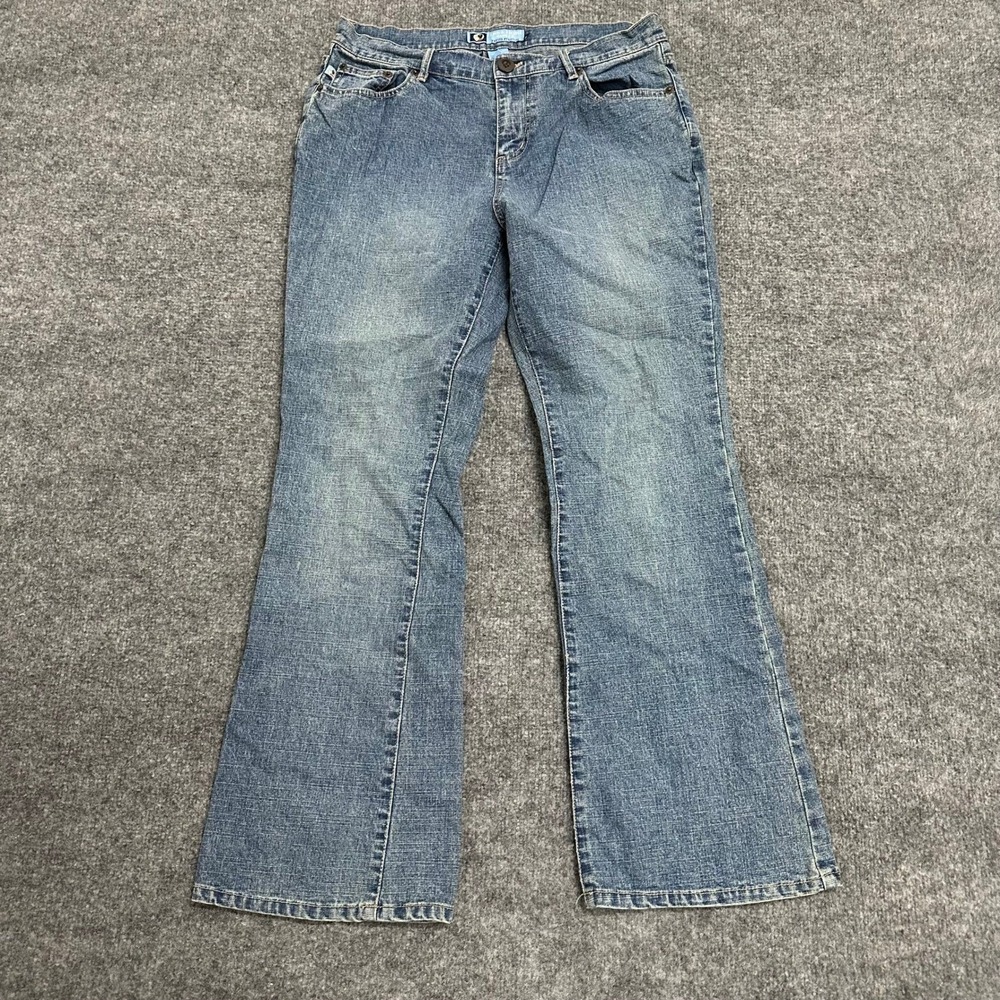 Duck Head Jeans Womens Size 10P Blue Bootcut Petite Stretch Denim Casual Pants